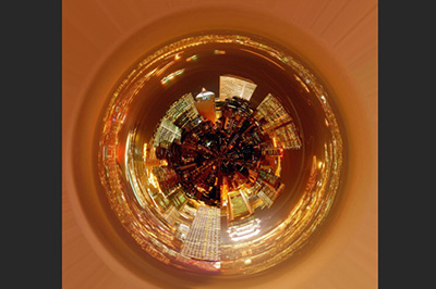 PS怎么做极坐标效果