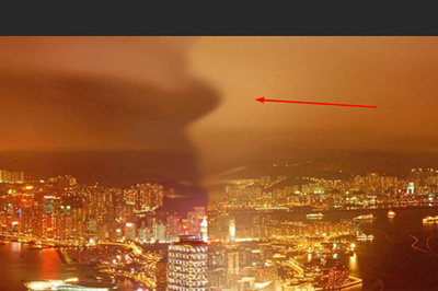 PS怎么做极坐标效果