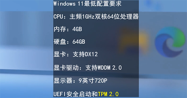 win11最低硬件要求是什么