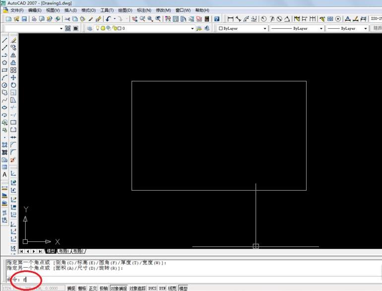 AutoCAD 2007倒角命令怎么使用