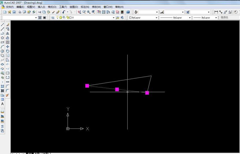 AutoCAD 2007怎么改变夹点颜色