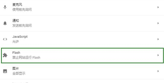 谷歌浏览器adobe flash player已被屏蔽如何解决