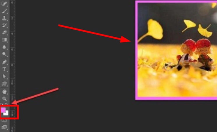 PS怎么给图像添加边框