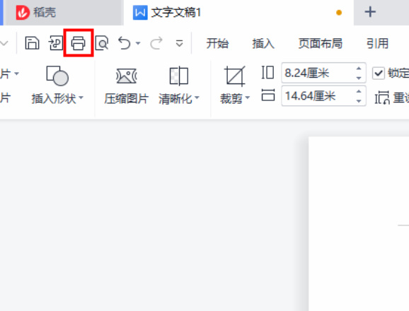 wps图片打印怎么保留背景色