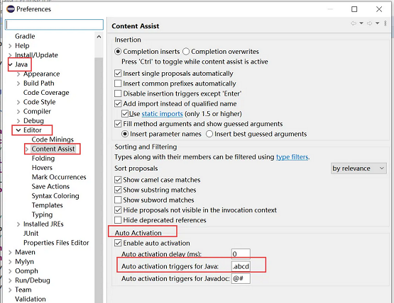 Eclipse怎么自动补齐代码