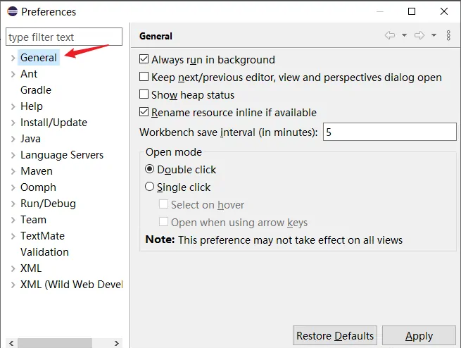 Eclipse如何设置背景颜色