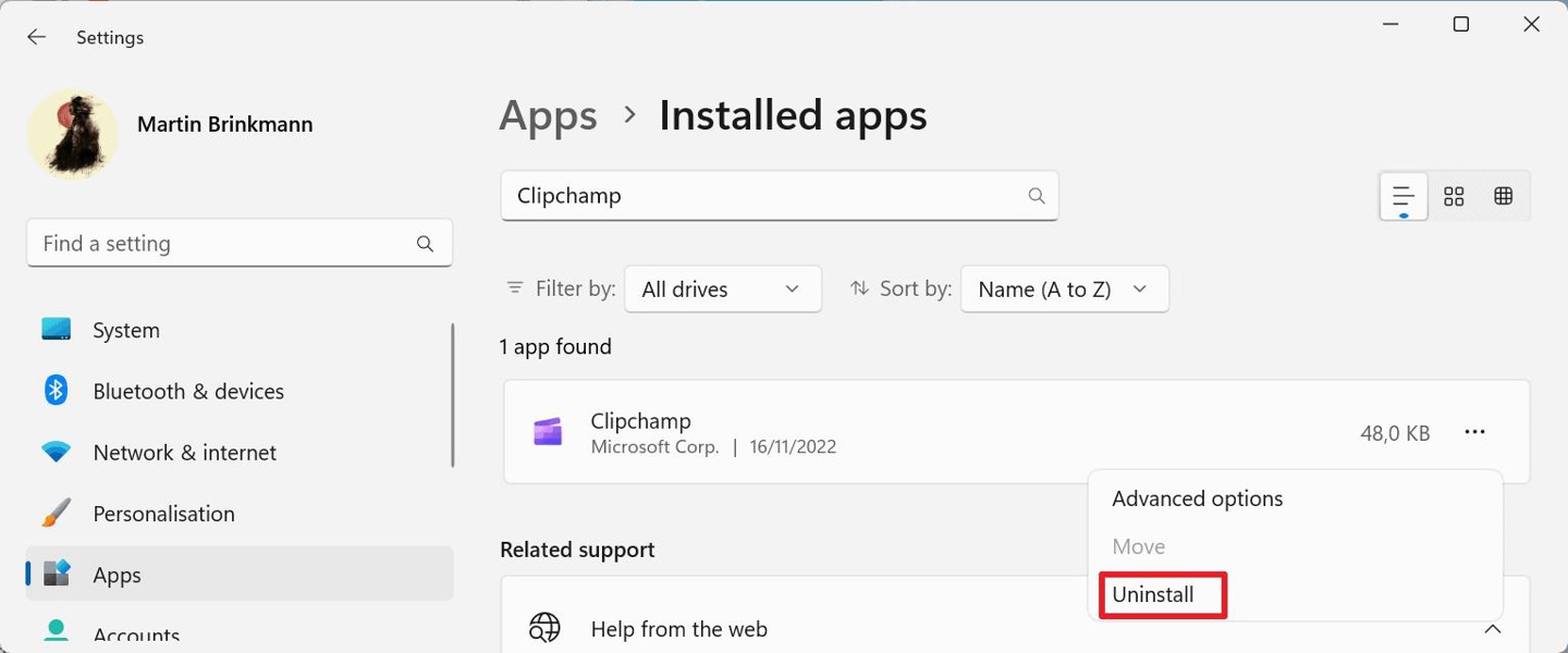 如何如何移除Win11文件管理器右键菜单“在 Clipchamp 中编辑”选项