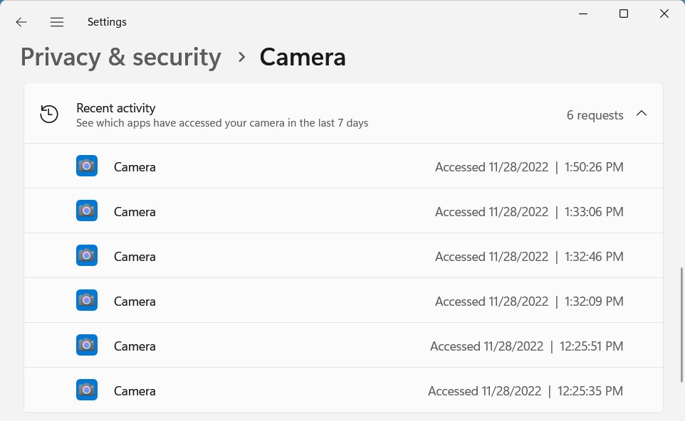 在Windows 11 中如何启用摄像头隐私指示器