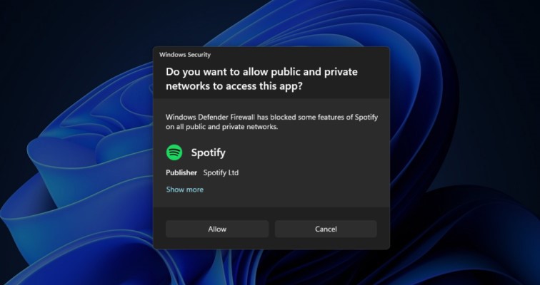 Win11 Build 25267 重新设计应用防火墙申请窗口，支持浅色 / 深色主题