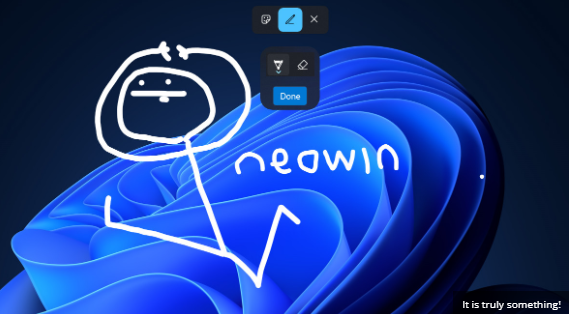 Win11 预览版推出个性化新功能：允许用户在桌面上绘制贴纸