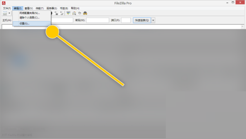 FileZilla怎么更改消息记录中的调试信息为详细