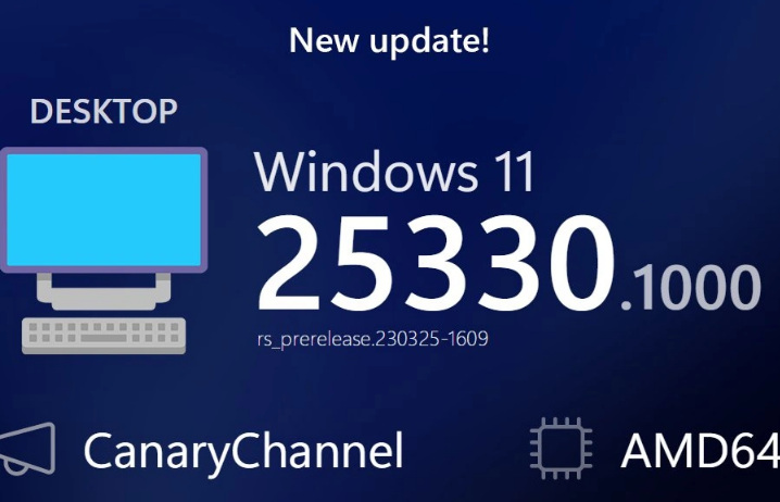 Win11 Build 25330