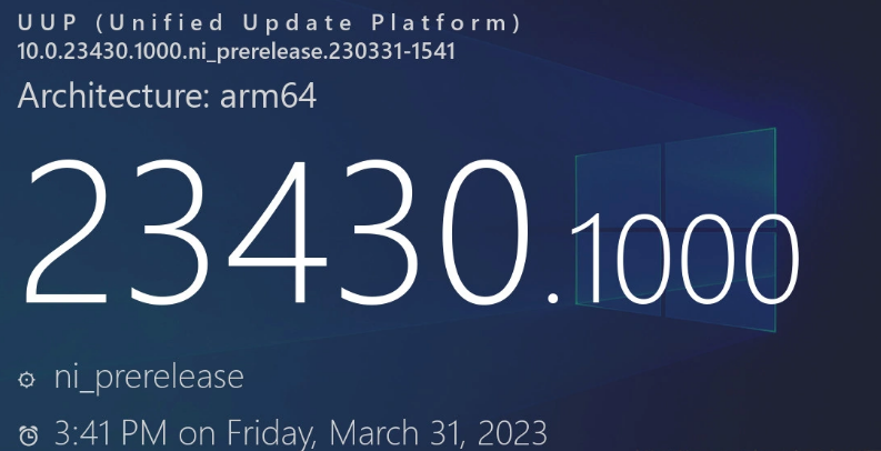 Win11 Build 23430