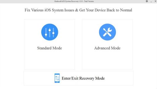 Ondesoft iOS System Recovery