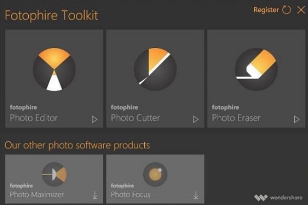 Wondershare Fotophire Toolkit