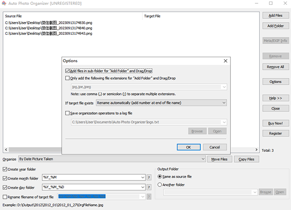 Auto Photo Organizer